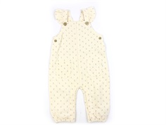 Lil Atelier turtledove blomstrede loose overalls